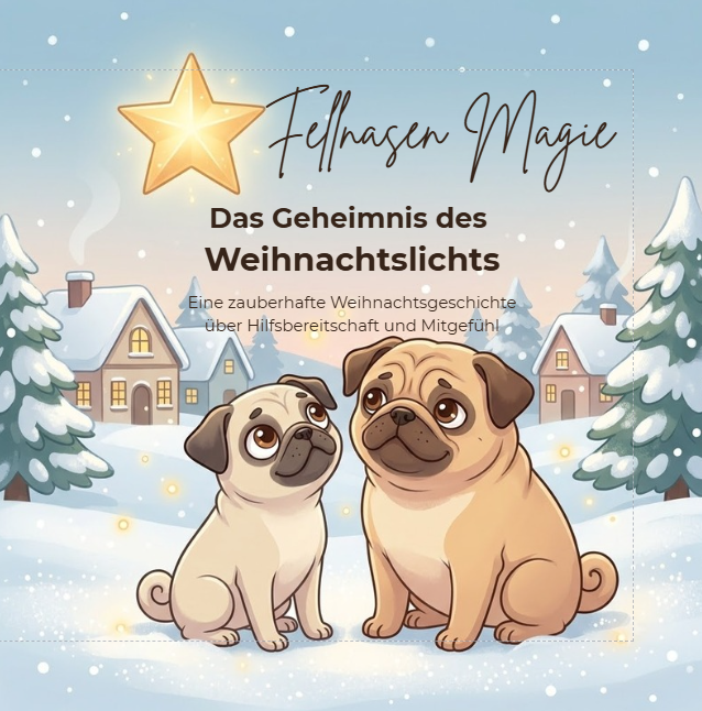 Cover vom Fellnasen Magie Weihnachtsbuch Das Weihnachtslicht